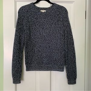 H&M Heathered Blue Crewneck Sweater